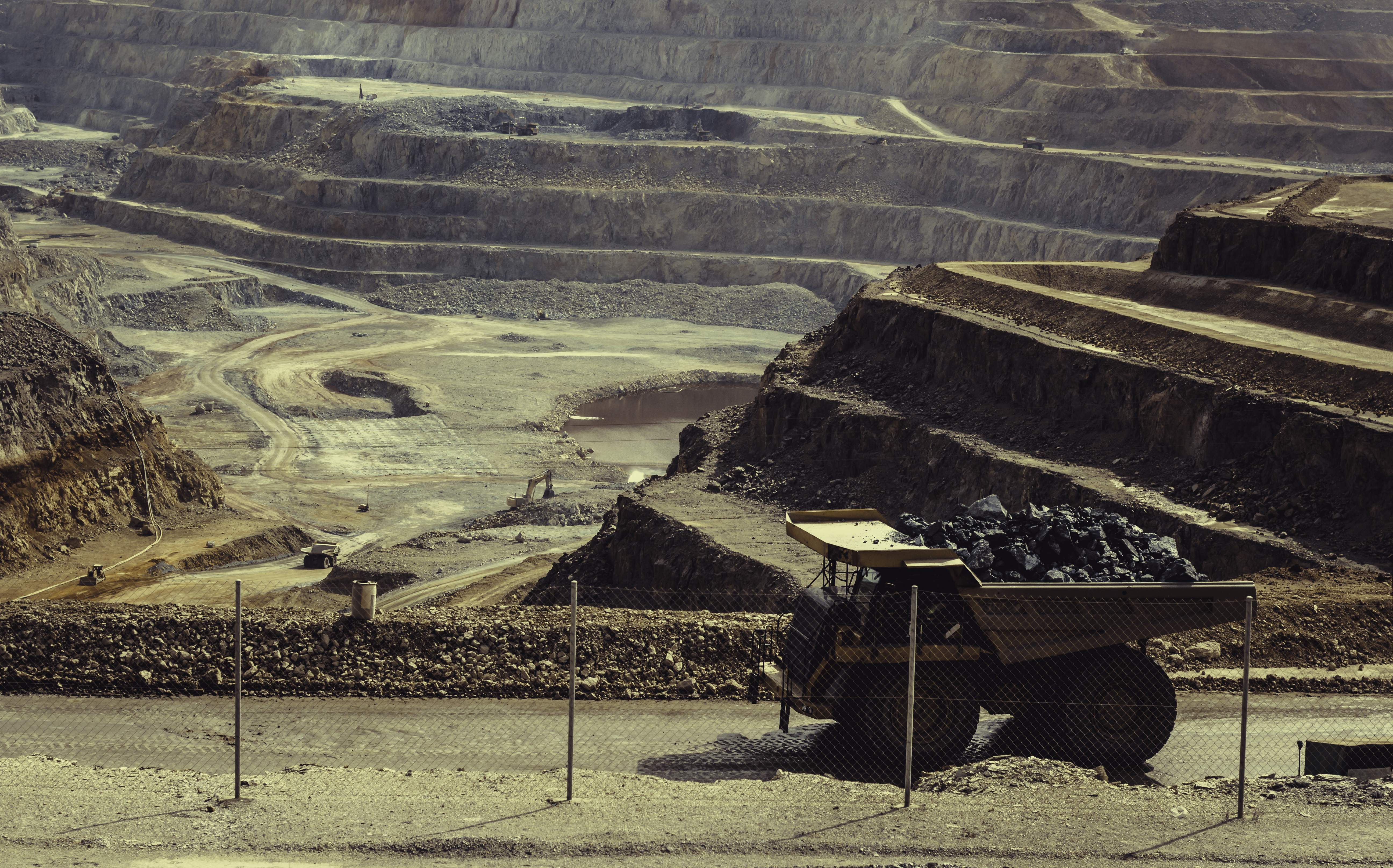 Truck in the mine